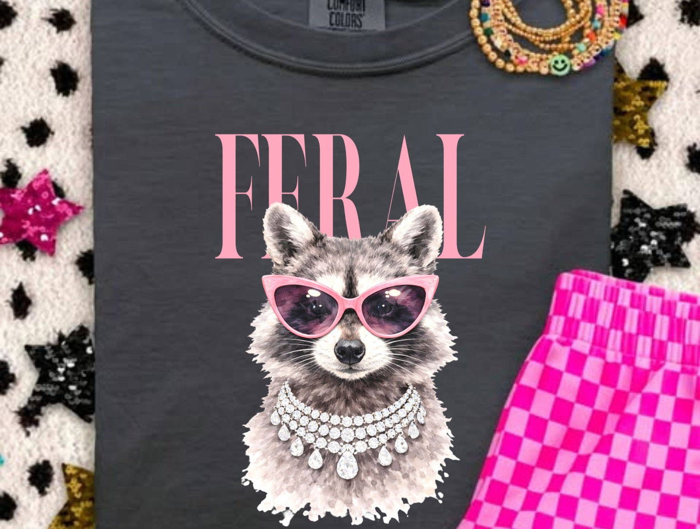 Feral Raccoon Graphic Tee
