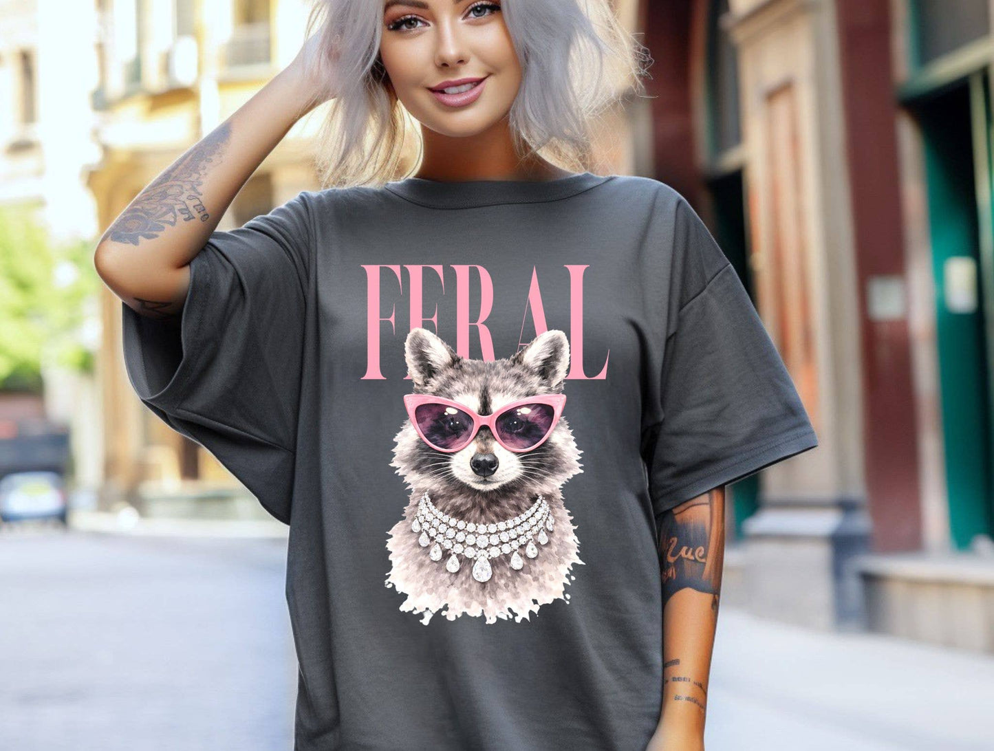 Feral Raccoon Graphic Tee