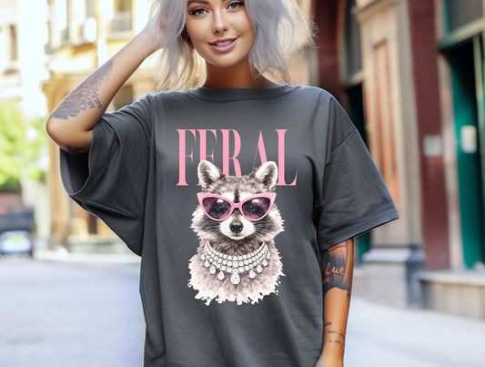 Feral Raccoon Graphic Tee