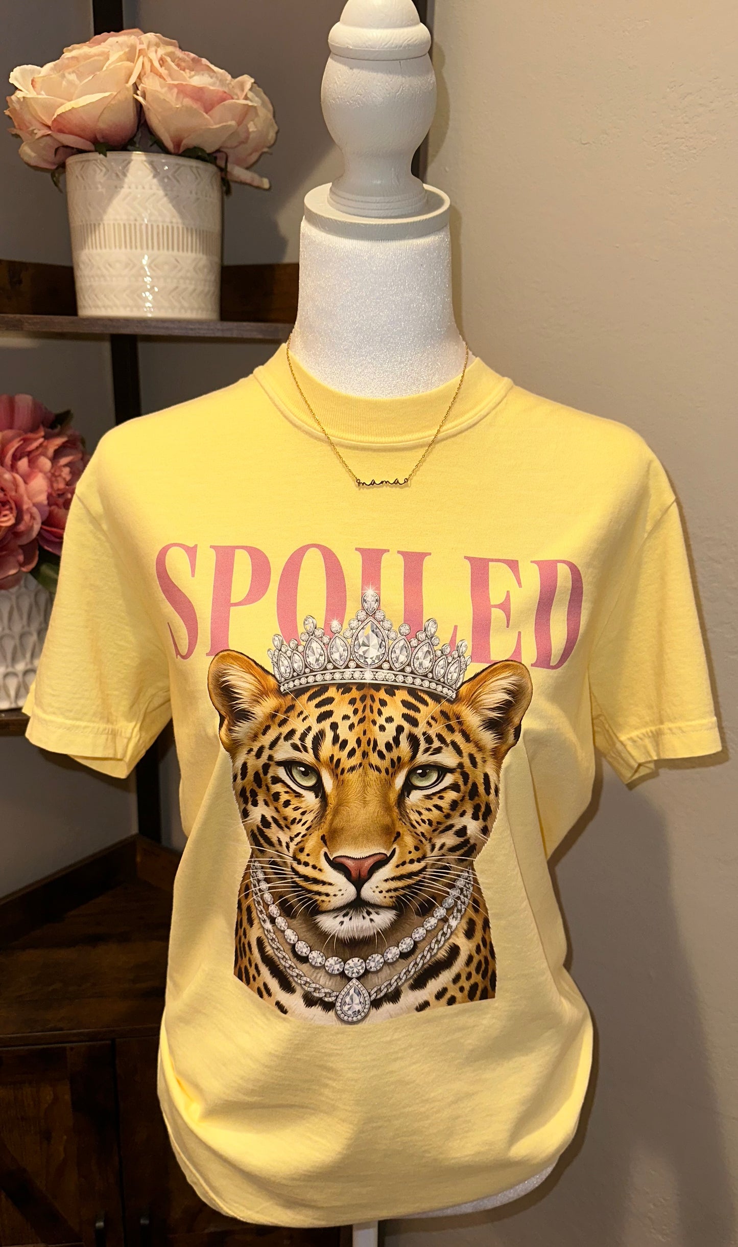 Spoiled Leopard Graphic Tee