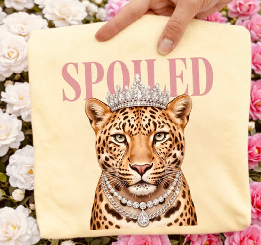 Spoiled Leopard Graphic Tee