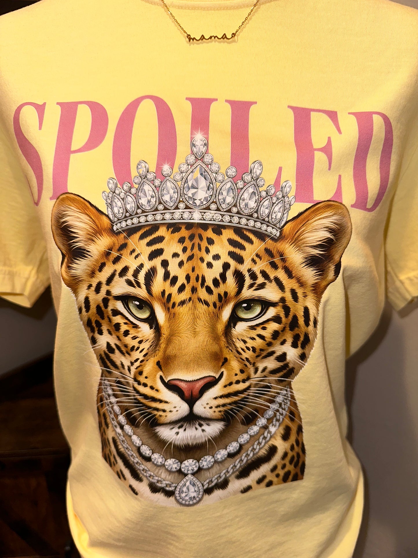 Spoiled Leopard Graphic Tee