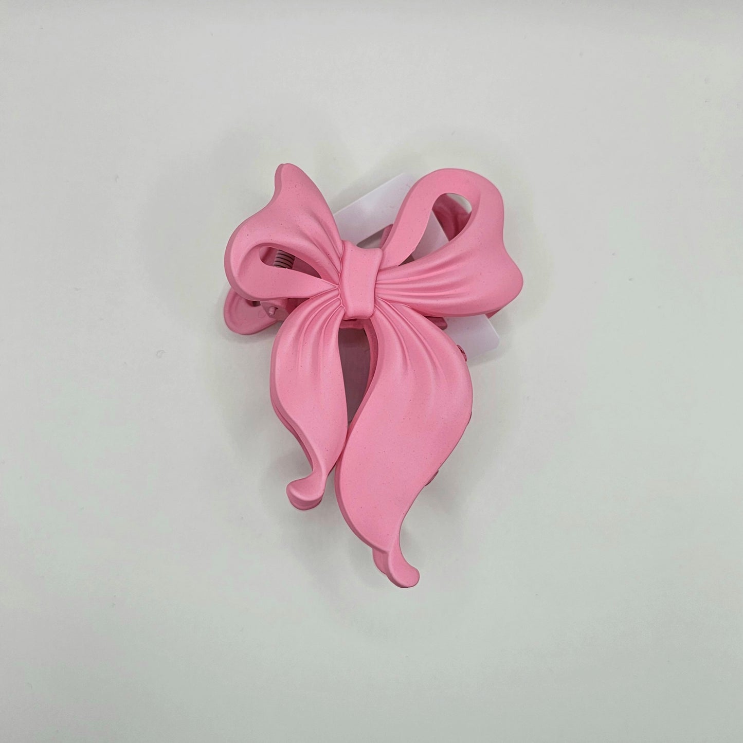 Soft Tone Matte Bow Hair Claw Clip